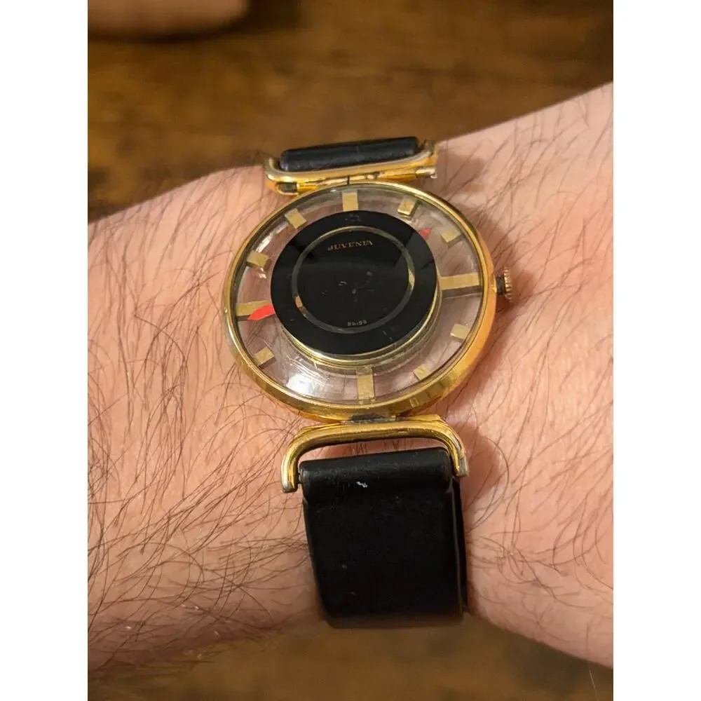 Juvenia Mystery Dial Manual Wind Swiss Watch